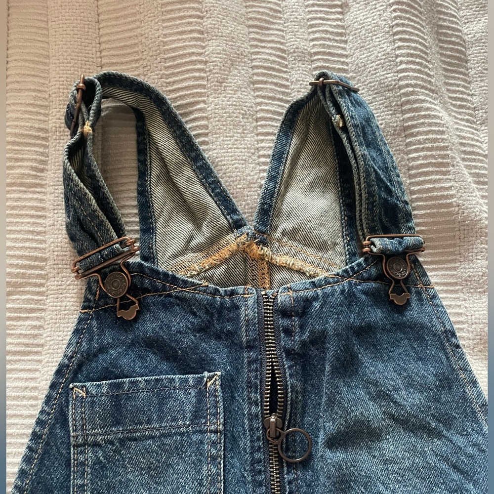 We the free denim overall shorts